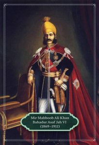 Mir mahboob ali khan bahadur asaf jah vi wearing diamond jewellery