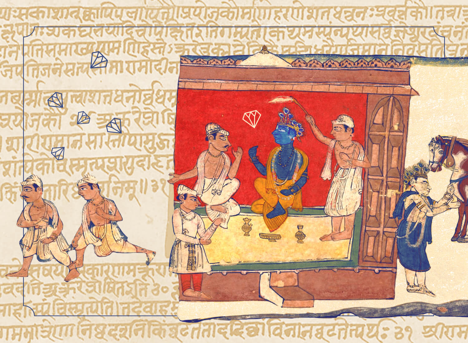 Ancient Hindu texts celebrate natural diamonds as sources of protection, depicted in intricate studies