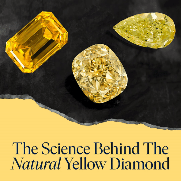 How yellow colored diamonds are formed