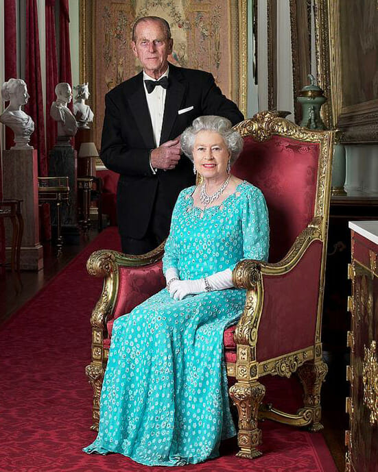 Queen Elizabeth II and Prince Philip.