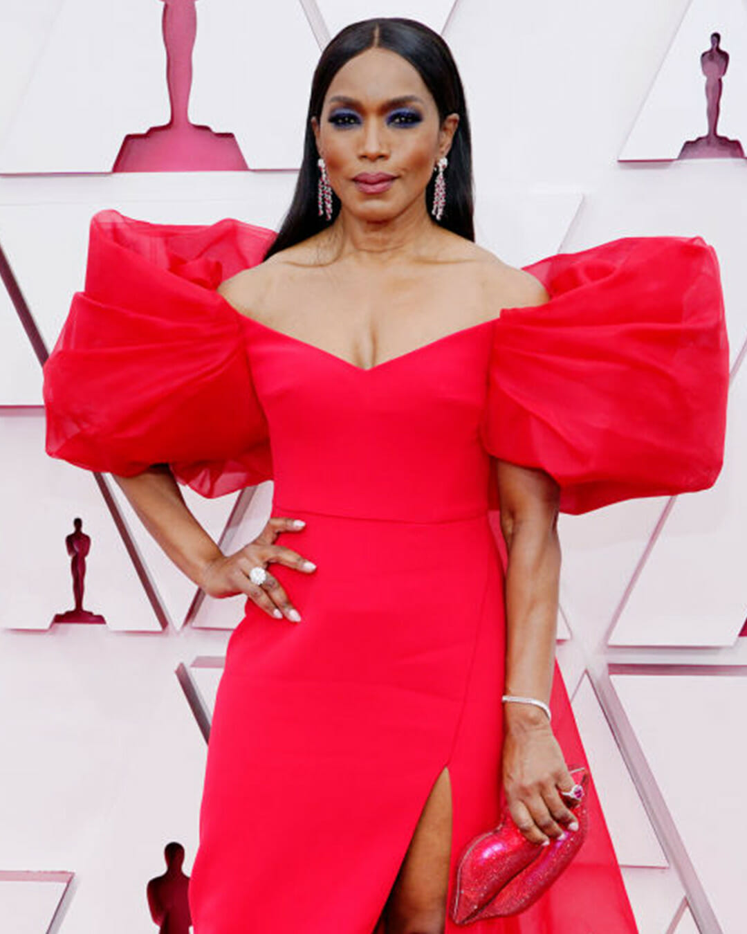 Angela Bassett attends the 93rd Academy Awards.