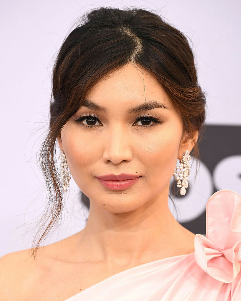 Gemma Chan in Harry Winston diamonds