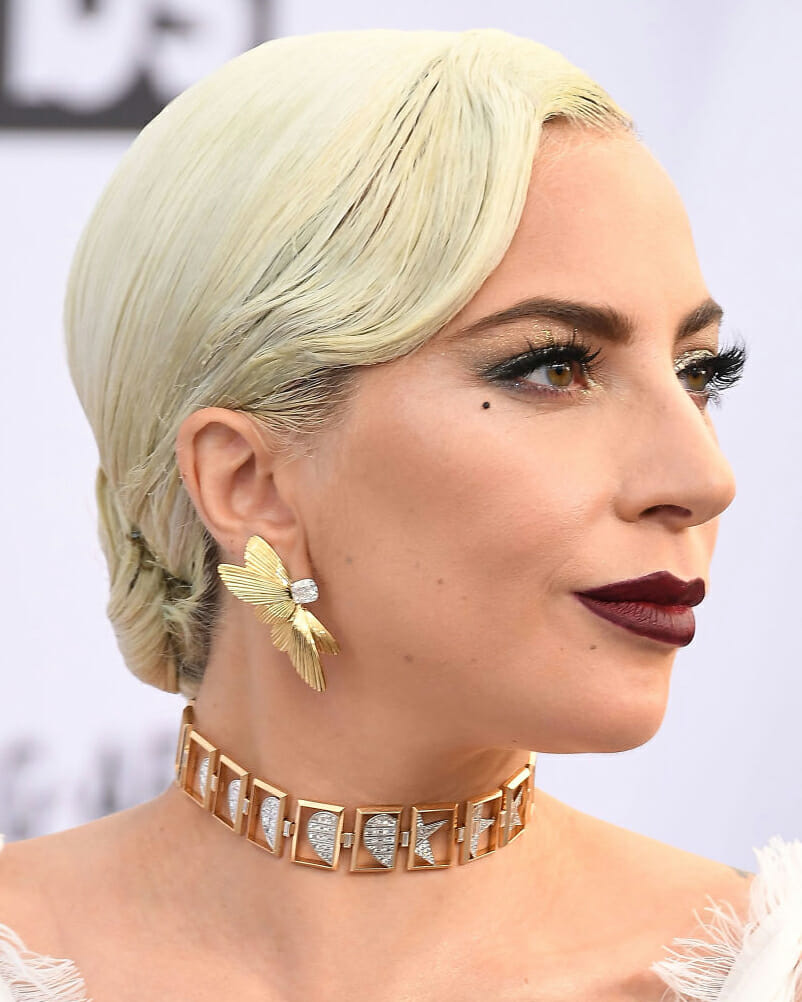 Lady Gaga in Tiffany diamonds