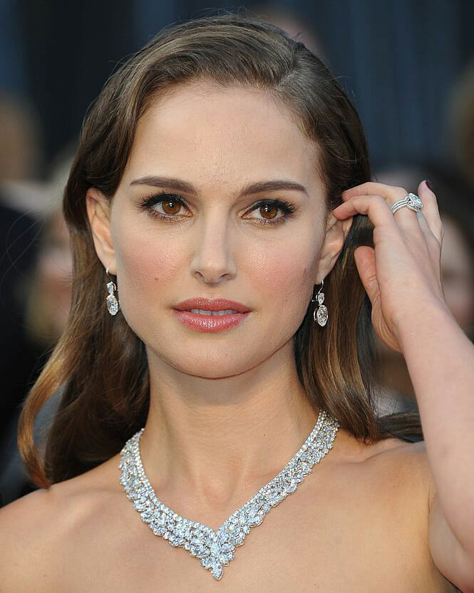 Natalie Portman arrives on the red carpet for the 84th Annual Academy Awards