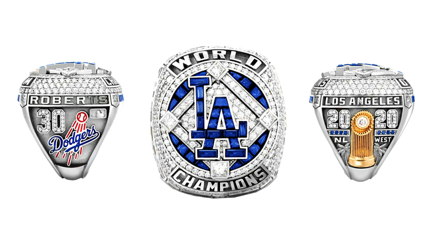 Los Angeles Dodgers 2020 World Series Diamond Ring