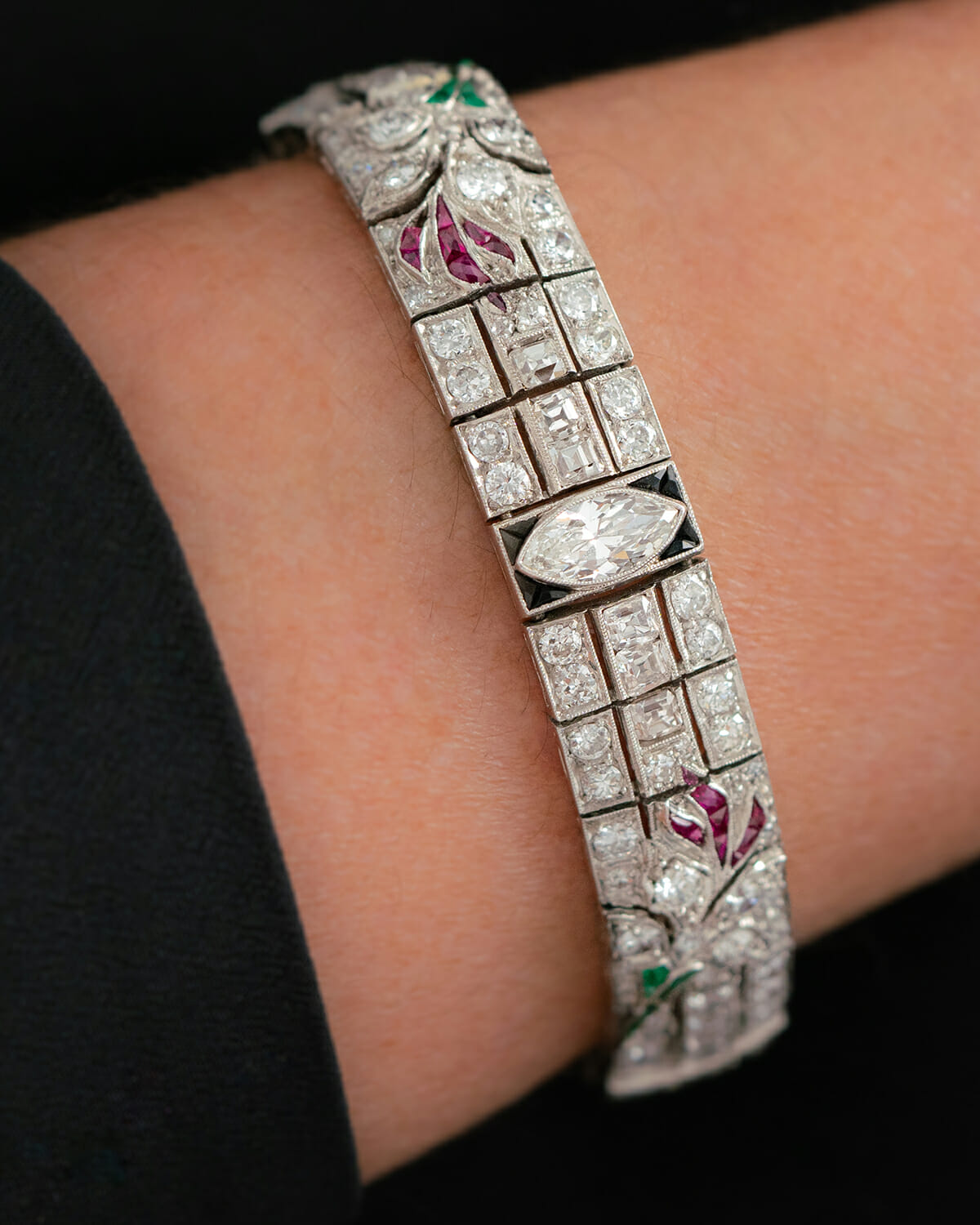 vintage diamond braclet