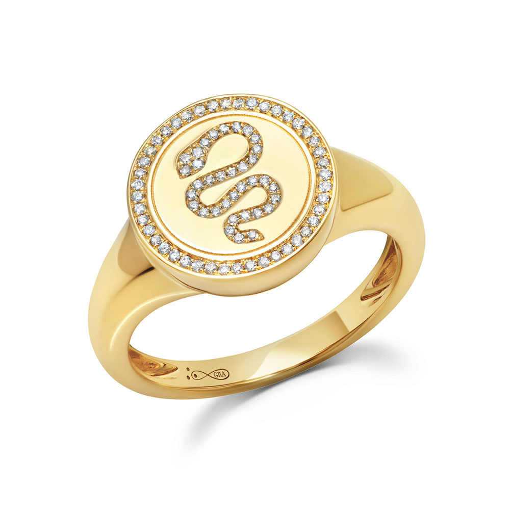 Circle Snake Ring