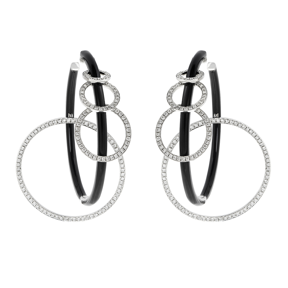 Nikos Koulis Oui A-Round Earrings