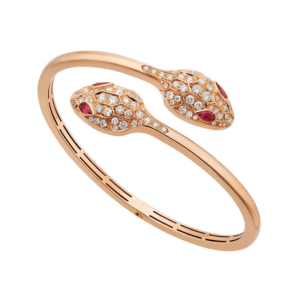 Serpenti bracelet slither snake diamond