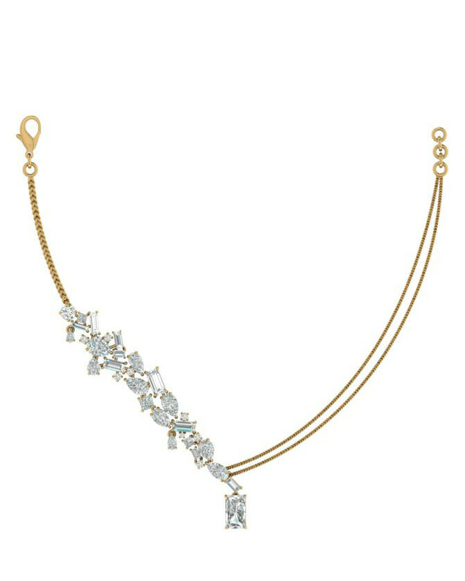 Dorian Webb 18K Yellow Gold Trellis Necklace