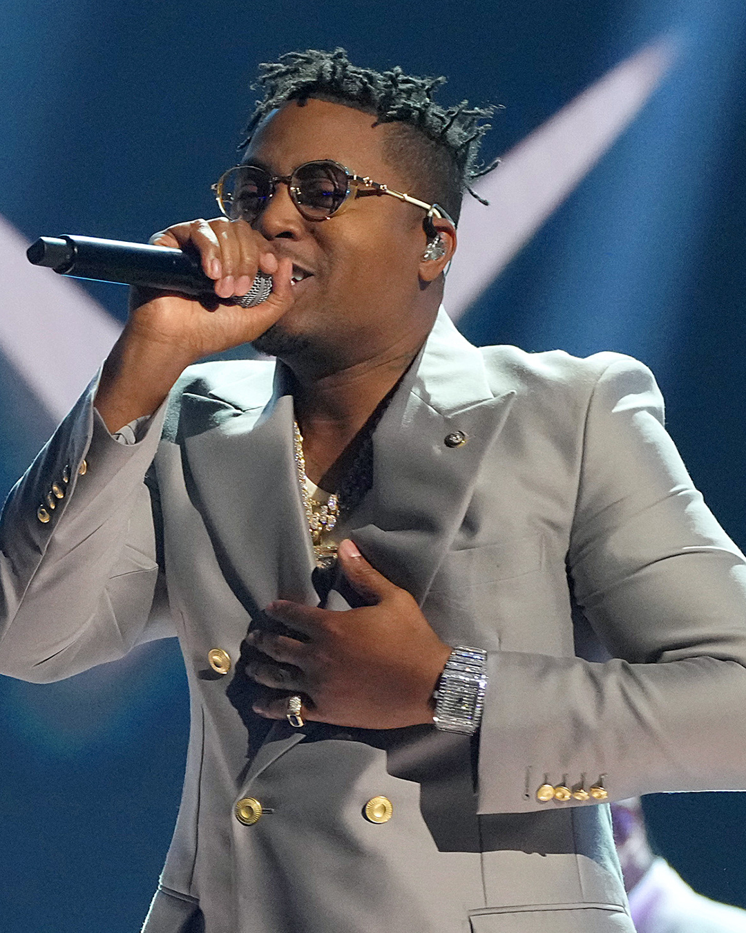 mens grammys diamond jewelry looks nas