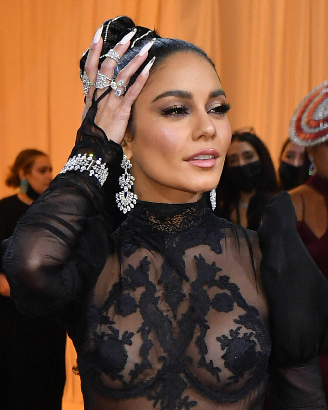 met gala 2022 gilded glamour diamond jewelry vanessa hudgens messika