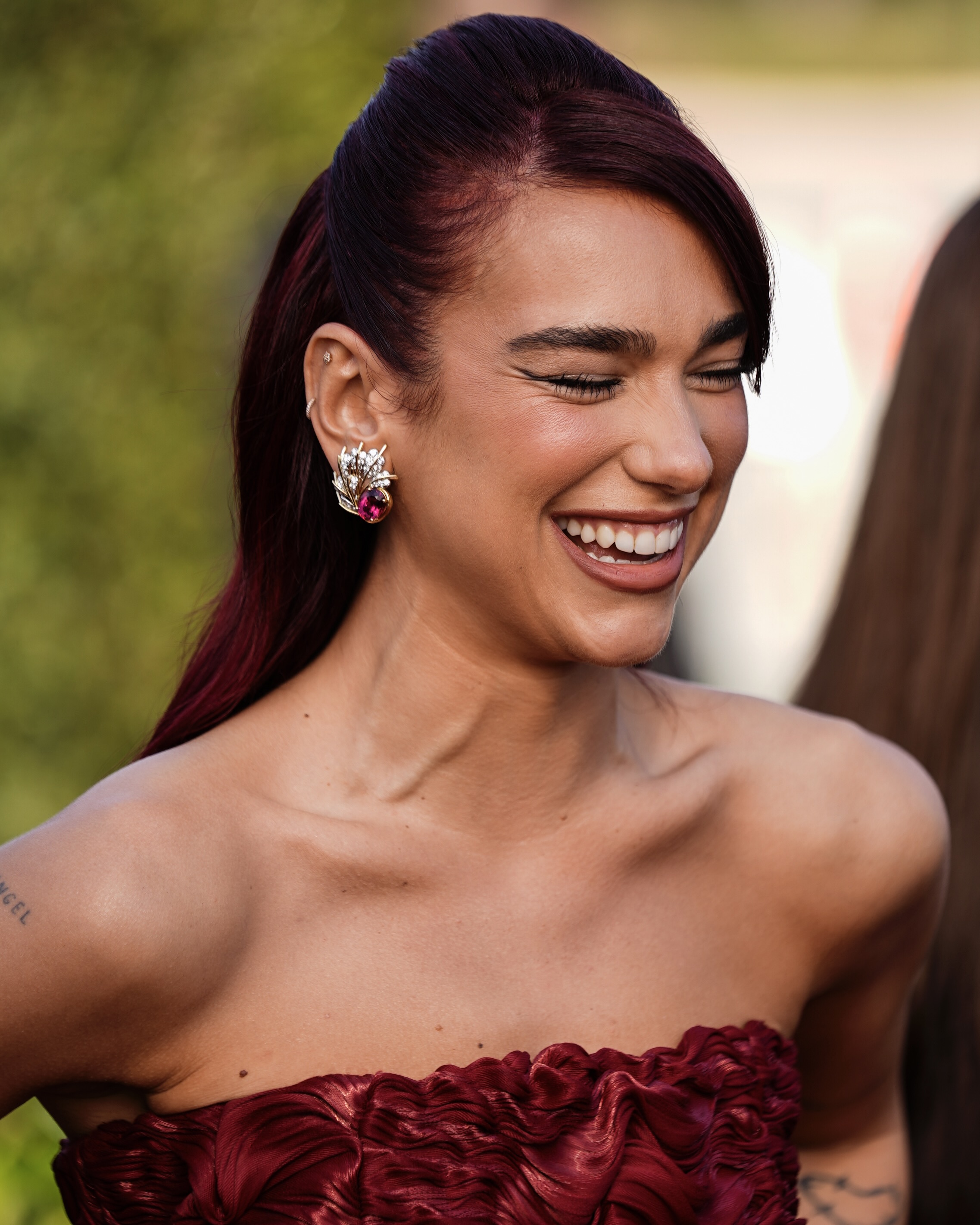 Dua Lipa attends the 2024 Critics Choice Awards in Tiffany & Co. diamonds.