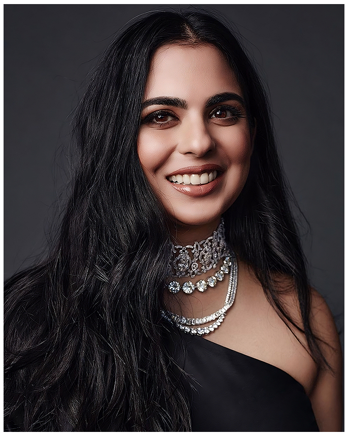 Isha Ambani adorned with Lorraine Schwartz diamonds