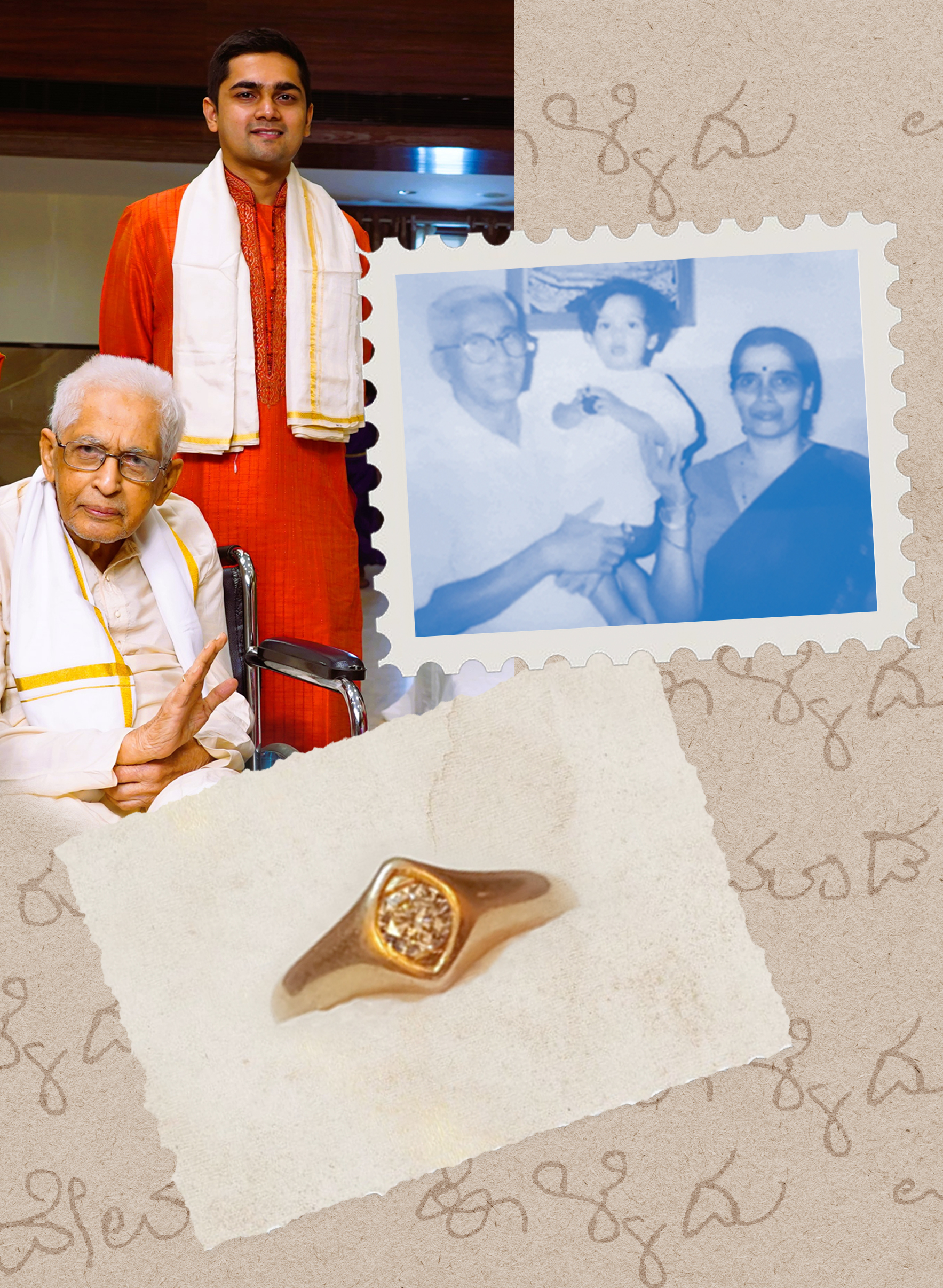 Vishnu Rao's family diamond ring